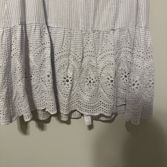 Astr The Label Off the Shoulder Alyssa Eyelet Dress Size Medium - Picture 6 of 12